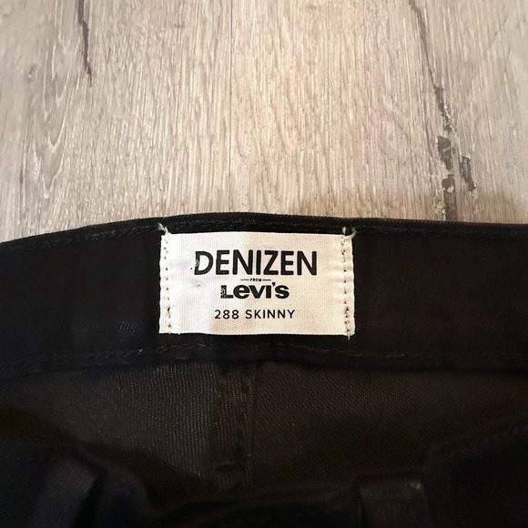 Denizen Levi's 288 Skinny Jeans men's W30 L32 Black Stretch - Picture 3 of 8